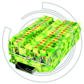 UPT-4/1-2PE Клемма защитного проводника 0,2-6 мм2