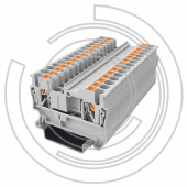 UPT-2.5-GY Клемма с технологией зажима Push-in 0,2-4 мм2