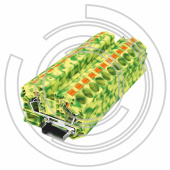 UPT-16PE-GY Клемма защитного проводника 0,5-25 мм2