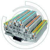 UPT-2.5PE/L/N Клемма с технологией зажима Push-in 0,2-4 мм2
