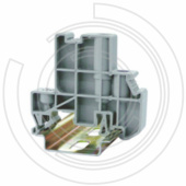 E/1A-GY Стопор концевой для клемм