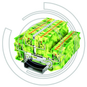 UPT-1.5/2PE Клемма защитного проводника 0,2-1,5 мм2