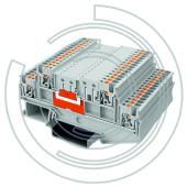 UPT-1.5/2K Клемма с технологией зажима Push-in 0,2-1,5 мм2