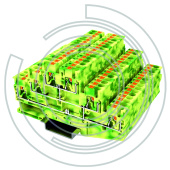 UPT-2.5/3PE Клемма защитного проводника 0,2-4 мм2