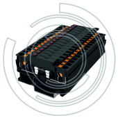 UPT-4RD/C/LED60 Клемма с технологией зажима Push-in 0,2-6 мм2