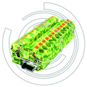 UPT-16PE-GY Клемма защитного проводника 0,5-25 мм2