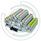 UPT-1.5PE/L/L Клемма с технологией зажима Push-in 0,2-1,5 мм2