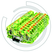 UPT-16/1-2PE Клемма защитного проводника 0,5-25 мм2