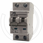 Выключатель автоматический PVD X6-63-C6-2P, 10,0kA