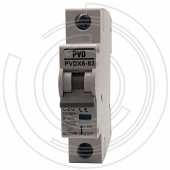 Выключатель автоматический PVD X6-63-C16-1P, 10,0kA