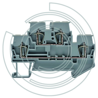 JUT3-1,5/2 Клемма 0,14-1,5 мм2