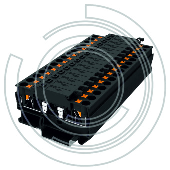 UPT-4RD/C Клемма с технологией зажима Push-in 0,2-6 мм2