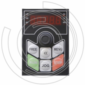KP01, пульт с LED дисплеем и плоским 10-pin кабелем 1,0м