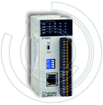 AH16S0R-RU, Контроллер серии AH, 8DI/8DO (relay, 2 А resistive), 4 AB counters, TCP+RS485, 24 VDC